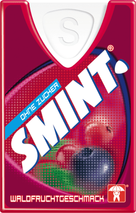 Smint Pastilles, wild berry, forest fruit, sugar-free, 40 pcs