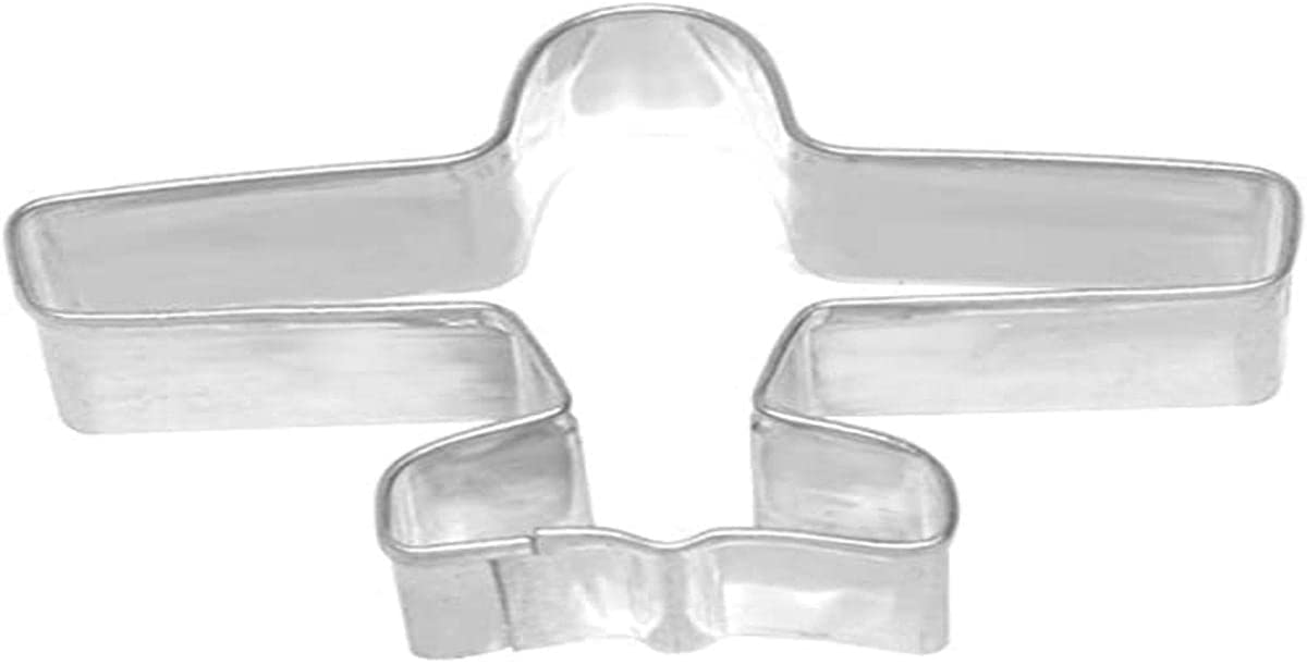 RBV Birkmann Birkmann Aeroplane Cookie Cutter 7 cm Stainless Steel