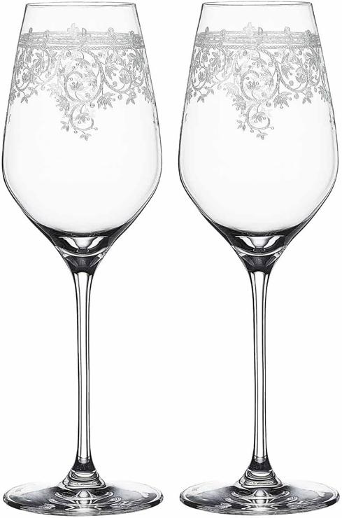 Spiegelau & Nachtmann Spiegelau Arabesque 4192262 Set of 2 White Wine Glasses, Crystal Glass, 500 ml