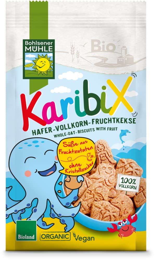 Bohlsener Mühle Bio Karibix Hafer-Vollkorn-Fruchtkekse (2 x 125 gr)