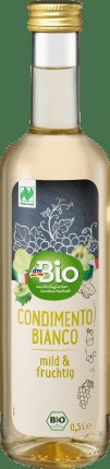 dmBio Vinegar, condimento Bianco, Naturland, 500 ml