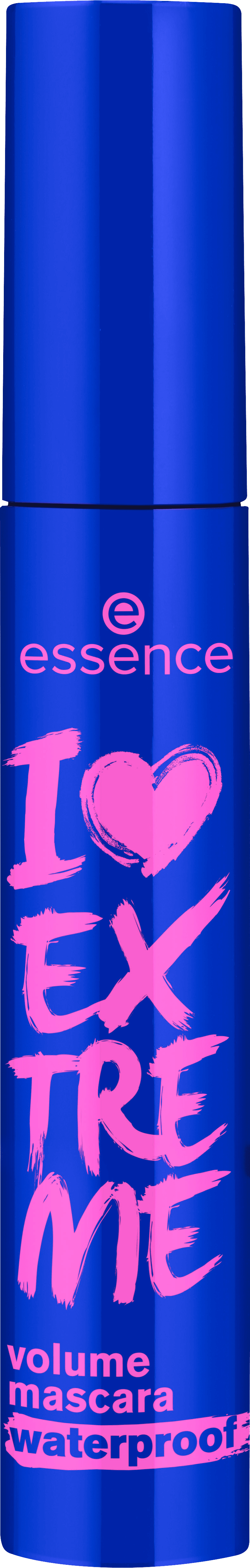 essence cosmetics Mascara I Love Extreme Volume Mascara Waterproof Black, 12 Ml