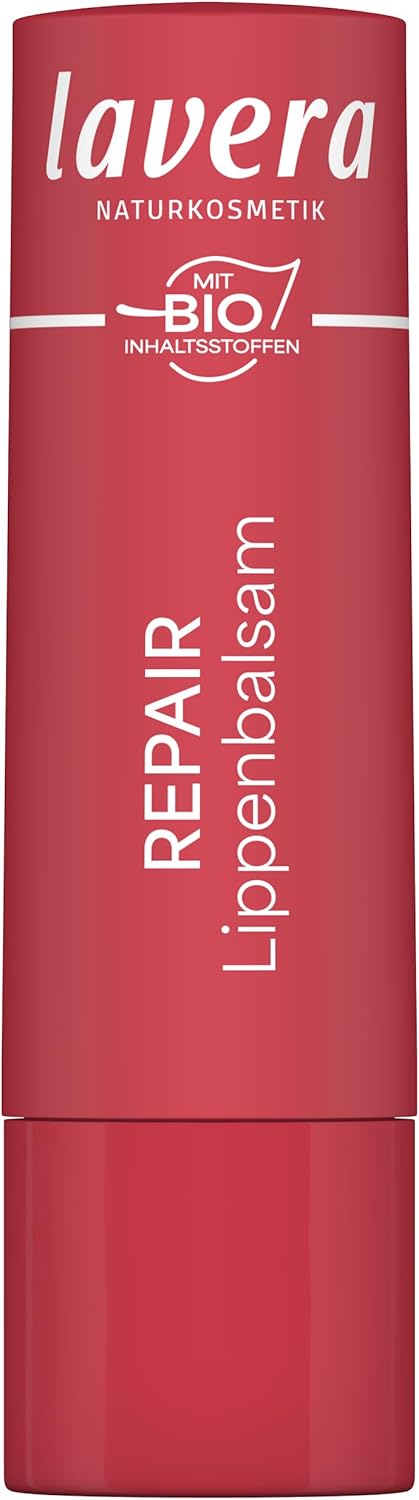 lavera Repair Lip Balm – Instant Aid – Protects Against Drying Out – Intensive Care & Sustainable Protection – Natural Cosmetics – Pack of 1