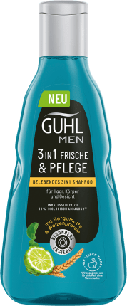 Guhl Shampoo Men 3in1 Freshness & Care, 250 ml