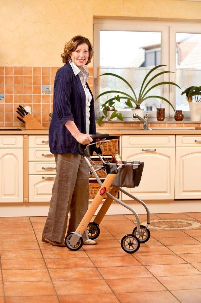 Trust Care Indoor Rollator Let\`s Go - beech / silver, not present