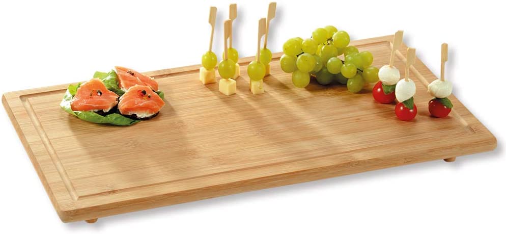 Kesper Hob Cover Plate, Wood, Brown, 50 x 28 x 4.5 cm