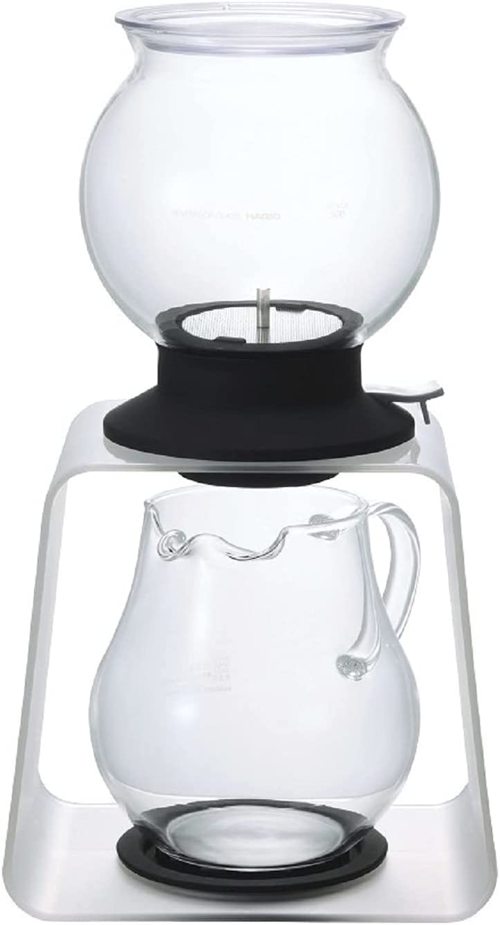 Hario Tea Dripper Largo VD Stand Set, Clear