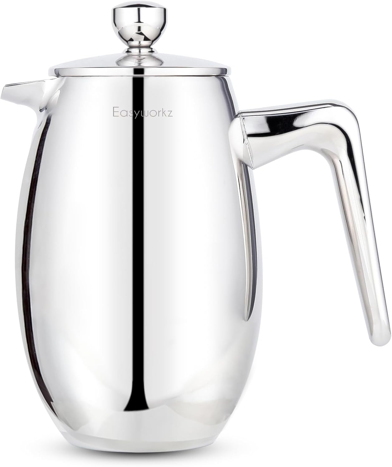 Easyworkz Nando French Press 350 ml Coffee Maker French Press, Double-Walled, Insulated, Thermal Coffee Machine, 304 Stainless Steel