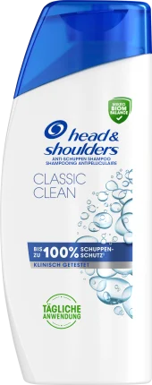 head&shoulders Shampoo anti-dandruff Classic Clean travel size, 95 ml
