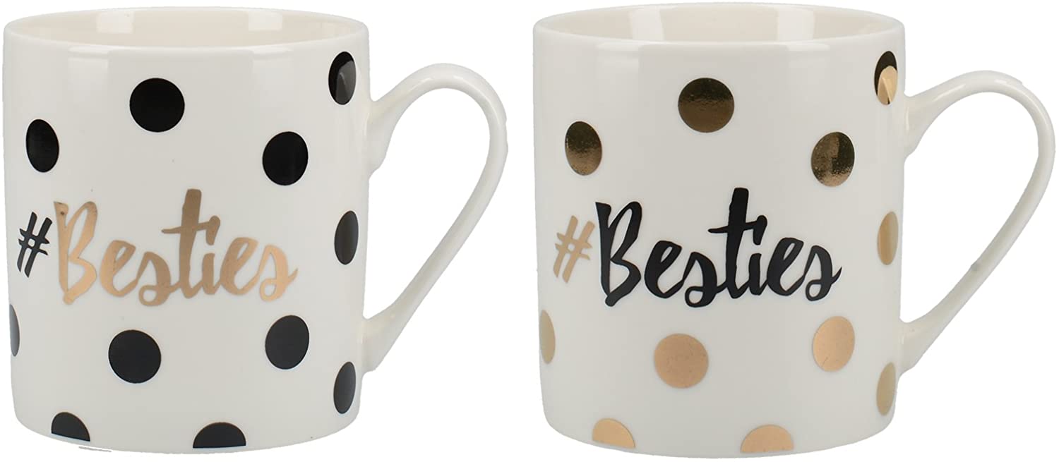 Creative Tops Ava & I Besties Set of 2 Fine China Mugs 350ml (12 Oz)