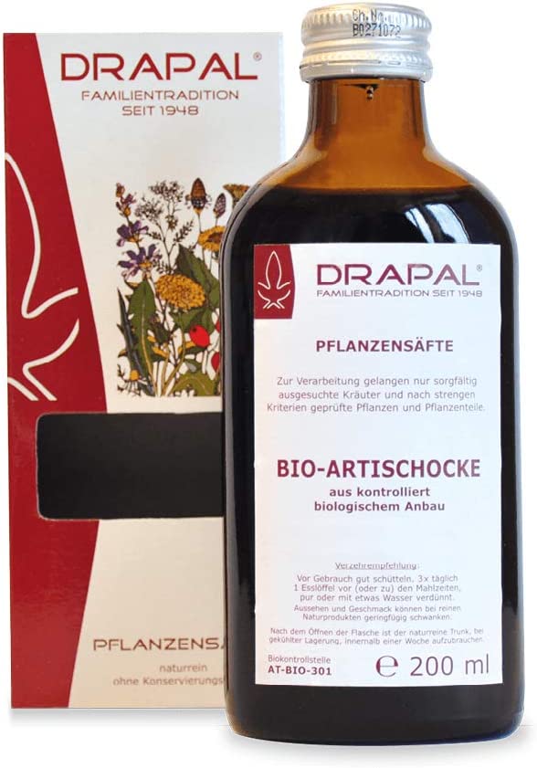 ALLPHARM Vertriebs GmbH Artichoke Plant Juice Drapal 200 ml Juice