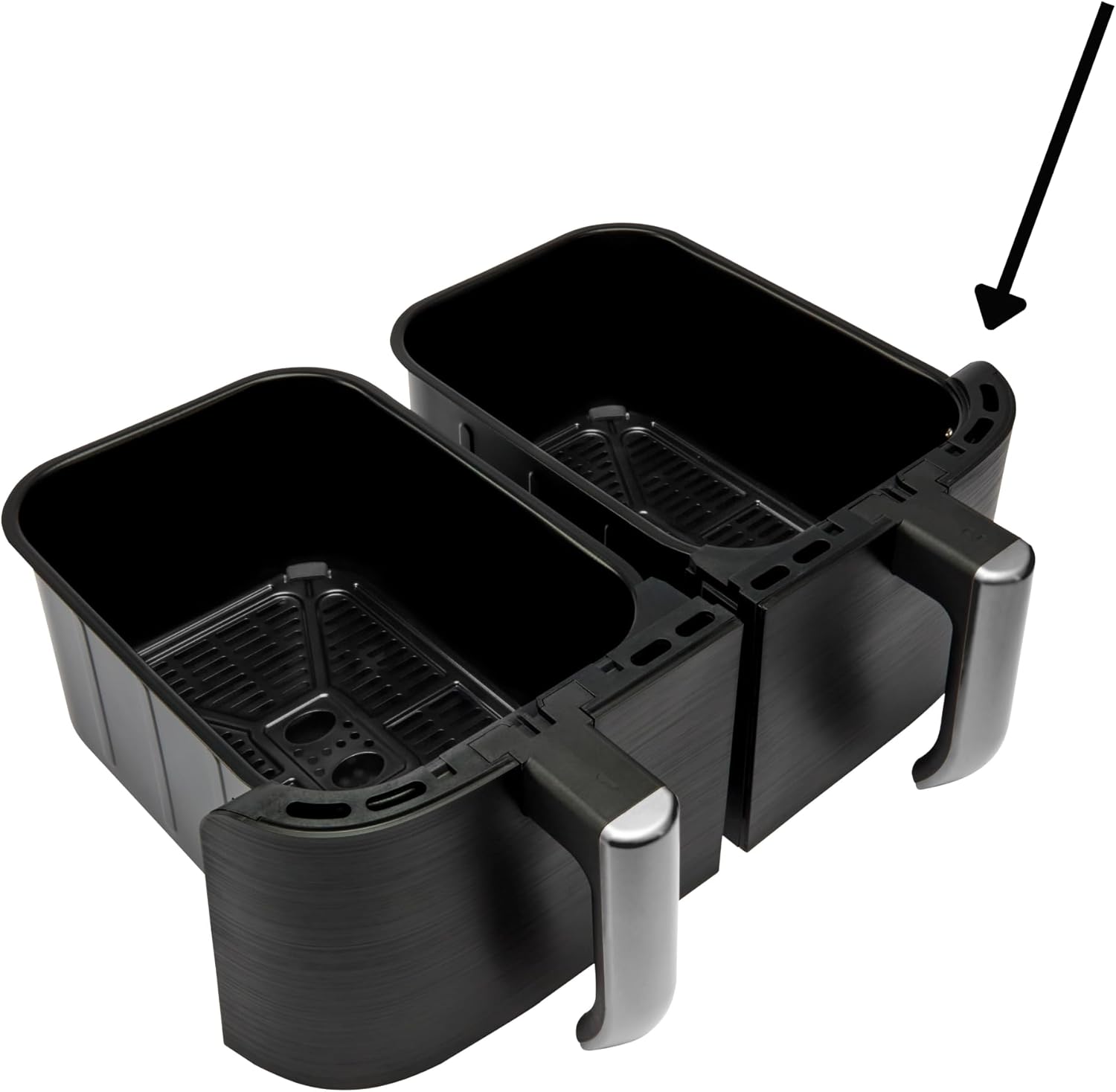 Russell Hobbs Replacement Basket Right [for SatisFry Double Chamber Hot Air Fryer 9L 27681-56] 4.5L Capacity, Dishwasher-Safe Basket, Drawer, Replacement Part, Accessories N700889