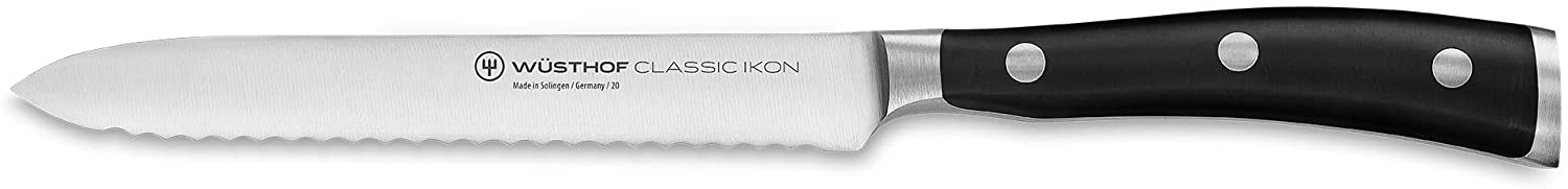 Wusthof Wüsthof Vegetable Knife, Classic Ikon Blade Length, Forged, Stainless Steel, Extremely Sharp Kitchen Knife Solingen