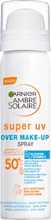 Garnier  Ambre Solaire Sun spray face over make up super UV, SPF 50+, 75 ml