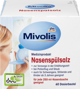 Mivolis Nasal wash salt, 60 pcs