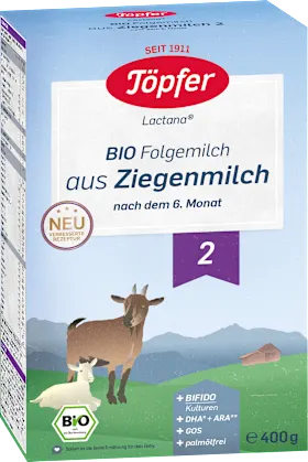 TÖPFER Follow-on milk 2 made from goat's milk after the 6th month, 400 g