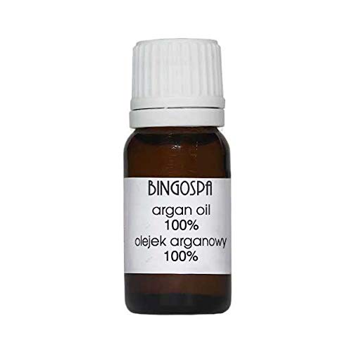BINGOSPA Argan Oil for Brittle Nails, Cuticles and Split Hair Ends - 10 ml