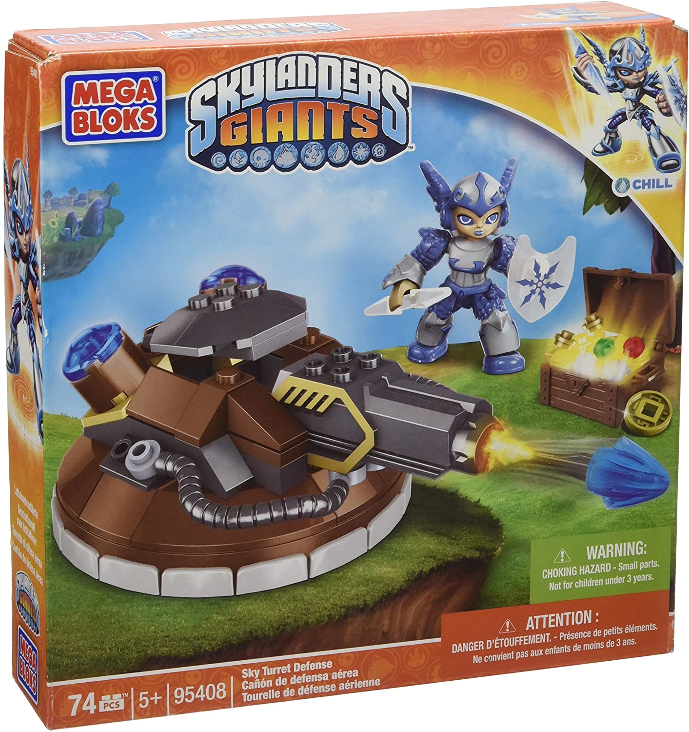 Mega Bloks Mega Brands 95421 – Skylanders Sprokets Heroic Turret, Tech