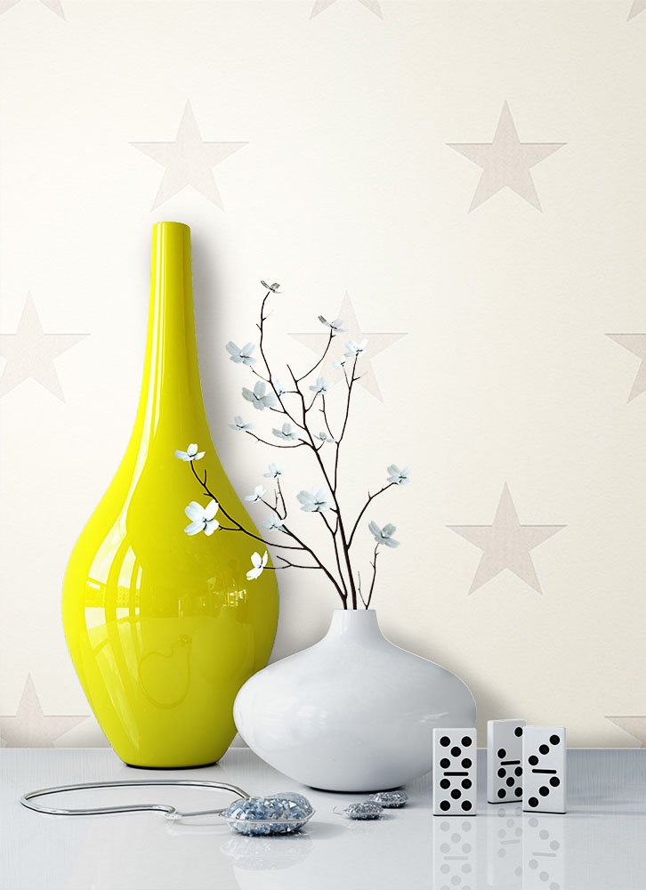 Newroom Design White Graphic, Modern, Nature Fun Modern And Elegant Design Style Non-Woven