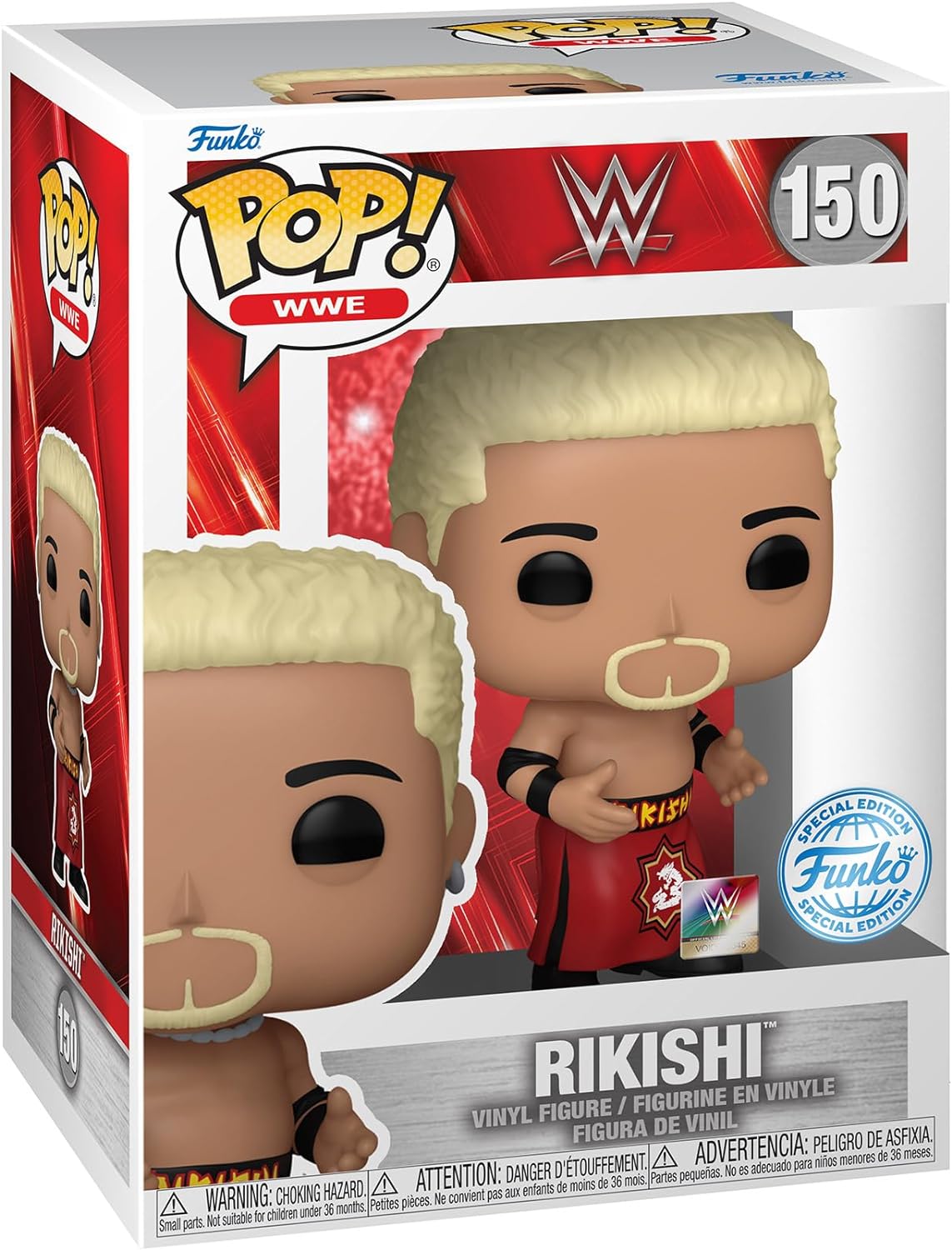 Funko POP! WWE: Rikishi - Amazon Exclusive - Vinyl Collectible Figure - Gift Idea - Official Merchandise - Toys For Children and Adults - Sports Fans - Model Figure For Collectors and Display