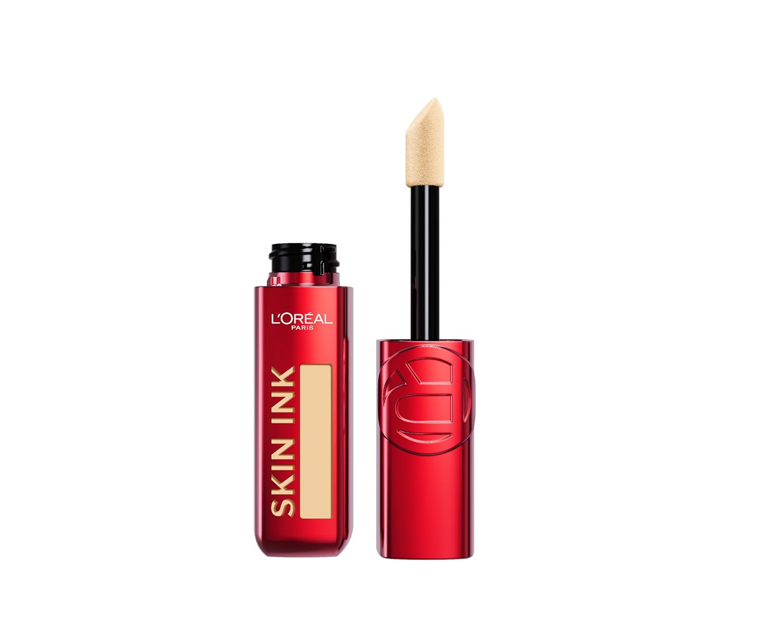 L'Oréal Paris L\'Oreal Paris Infaillible Skin Ink, Foundcealer, Opaque Like a Foundation, Light Like a Concealer, Up to 48H Semi-Permanent Make-Up, Waterproof, Sweat-Resistant, No Staining, Light Cool 130