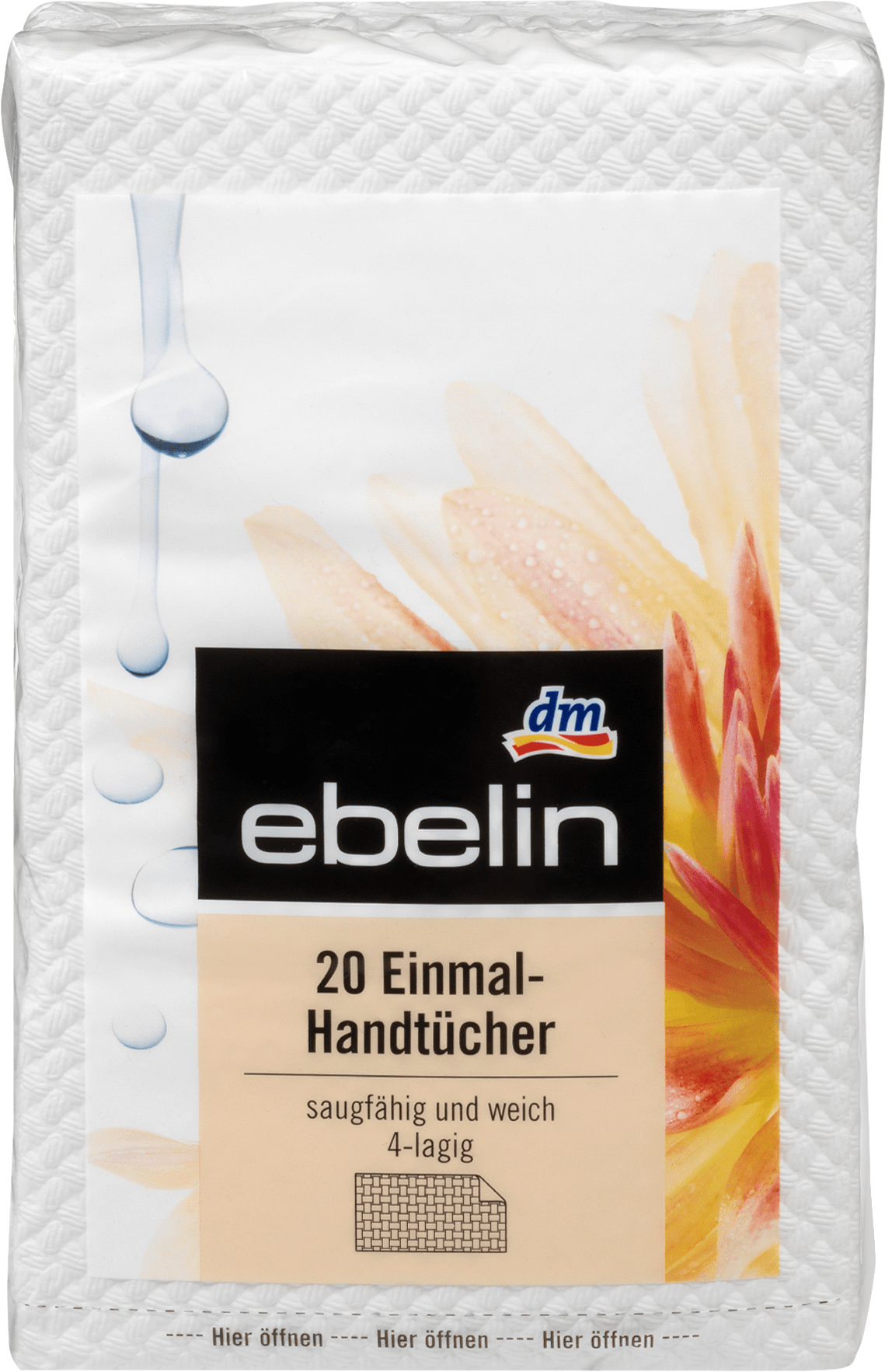 ebelin One-Time Towels, 20 Pcs