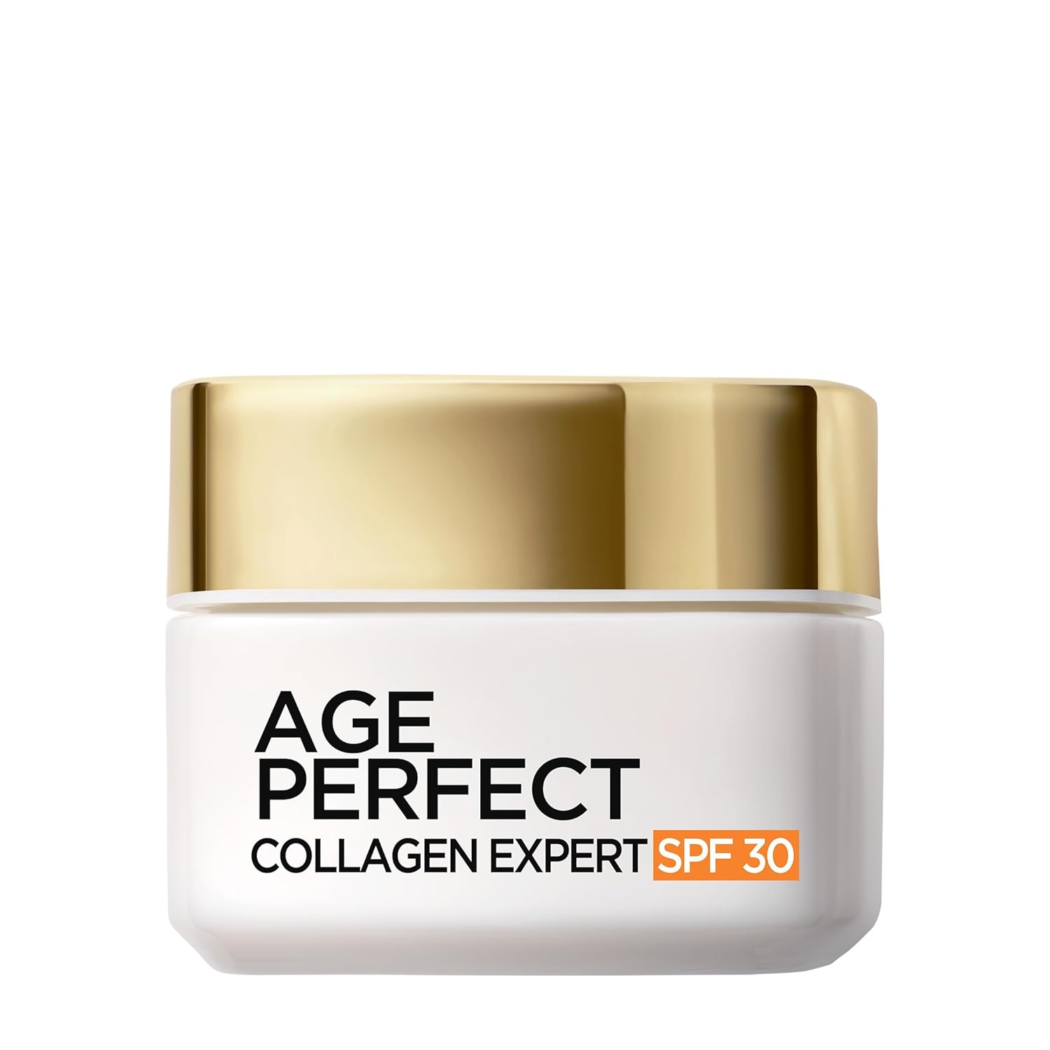 L\'Oréal Paris Anti-Aging Face Cream for Mature Skin, Firmer and Smoother Skin, Reduced Age Spots, with SPF30 and Micro Collagen Peptides, Age Perfect Collagen Expert 50ml