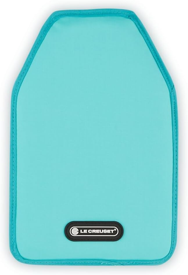 LE CREUSET WA-126 Active Wine Cooler for Wine or Champagne, Water-Resistant Fabric, Caribbean (Blue)
