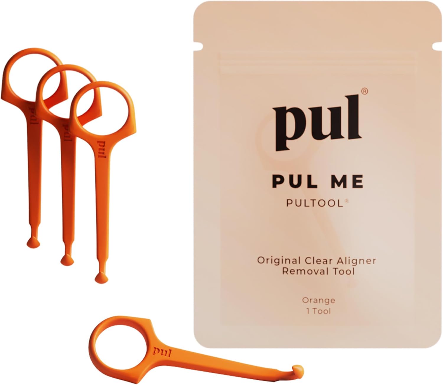 The Pultool Store PUL Aligner Removal Tool | Safe and Hygienic Hook for Invisalign and Retainer | Gentle BPA Free Design for Everyday Use