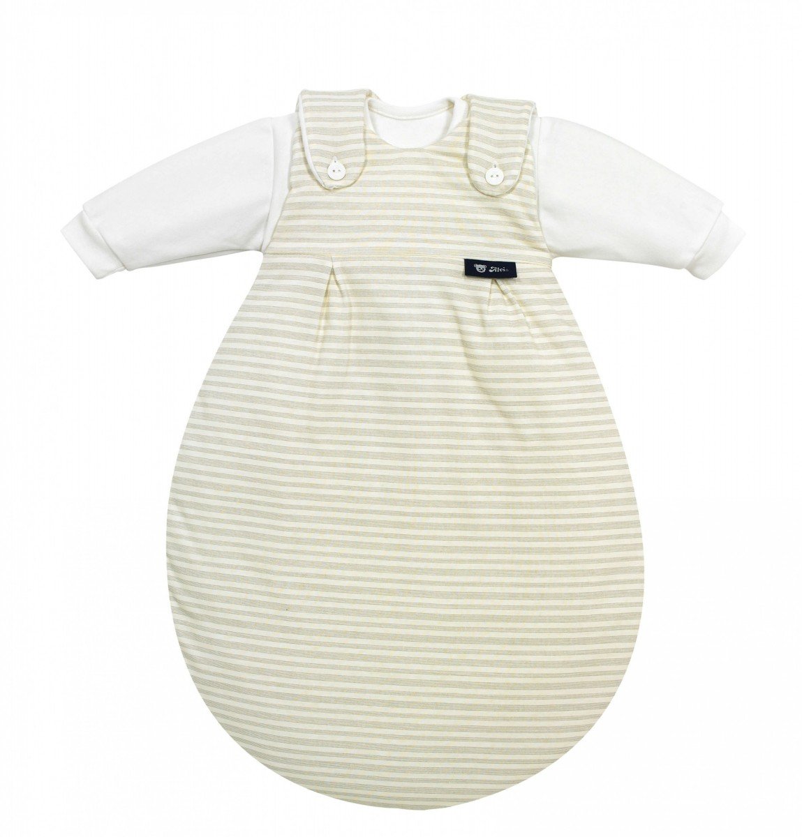 ALVI 423601056 3-Piece Baby Mäxchen, Stripes Beige