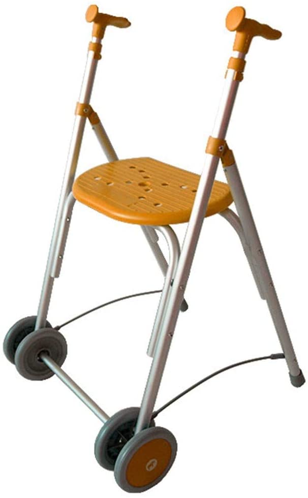 Forta Folding Aluminium Walking Frame for Seniors/Adjustable Height/Easy/Colour: Vanilla