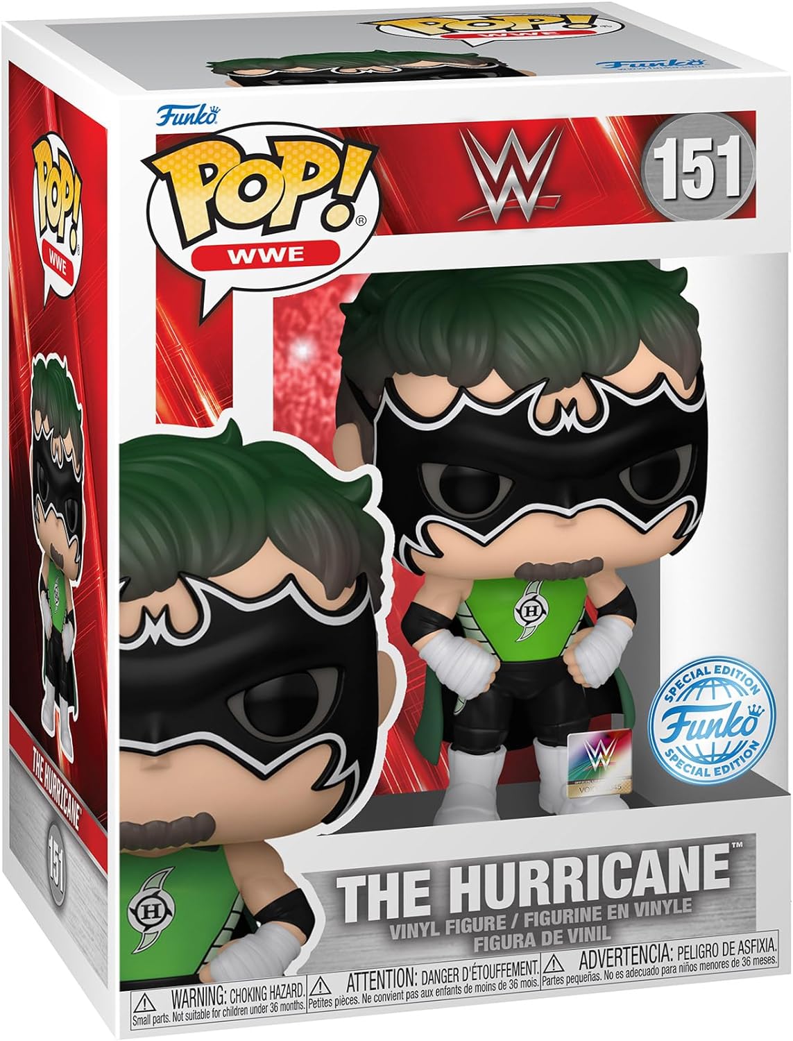 Funko POP! WWE: The Hurricane - Amazon Exclusive - Vinyl Collectible Figure - Gift Idea - Official Merchandise - Toys For Children and Adults - Sports Fans - Model Figure For Collectors and Display