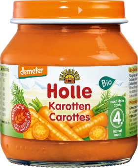 Holle baby food Vegetables Carrots after the 4th month, demeter, 125 g