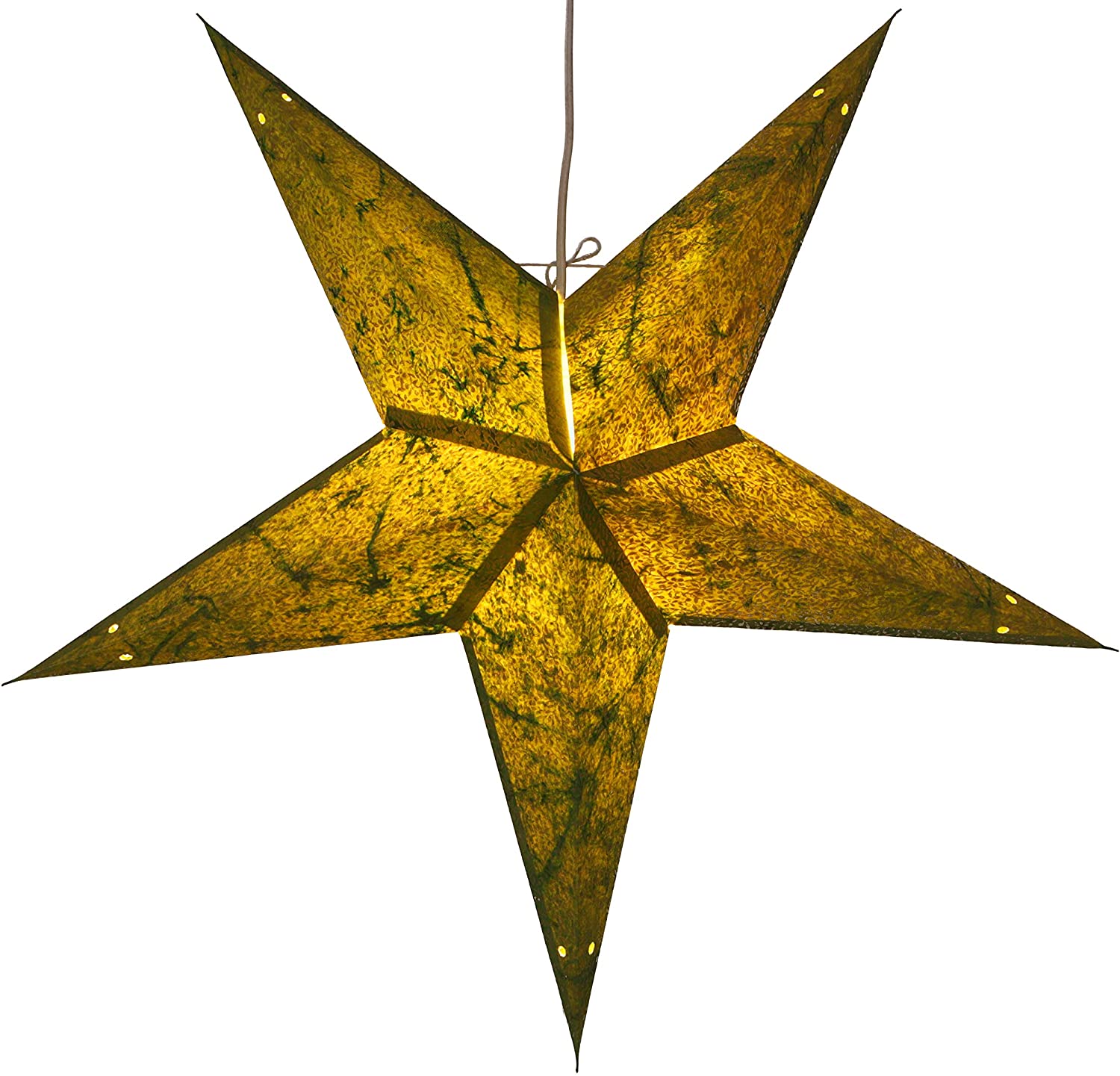 Guru-Shop Foldable Advent Light Paper Star Christmas Star Anubis Red Star Window Decoration 5 Tips