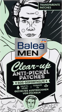 Balea MEN Clear-up anti-pimple patches, 36 pcs