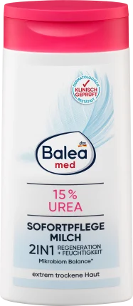 Balea MED med 2in1 immediate care milk 15% urea, 250 ml