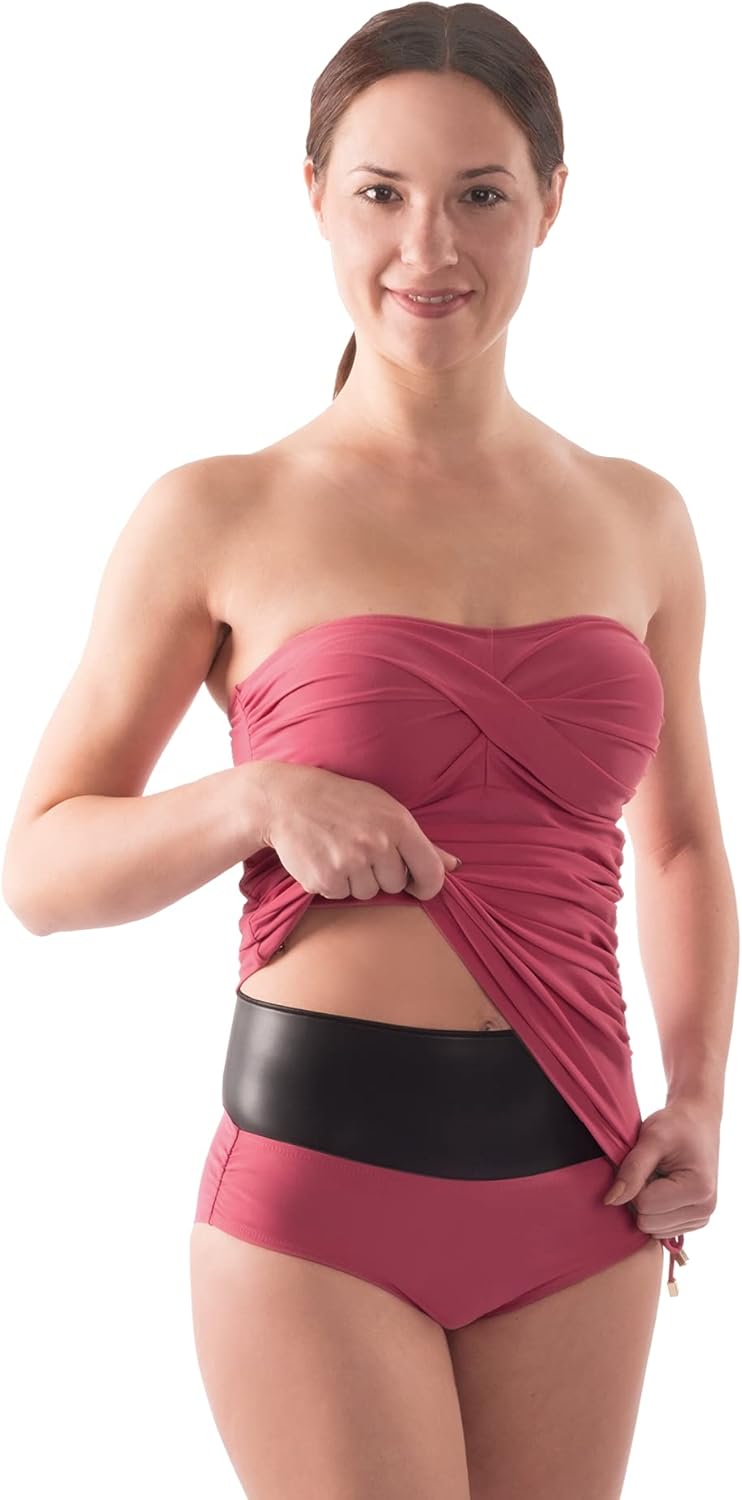 SUPRIMA Neoprene Ostomy Bandage Black for Men and Women (XS/S)