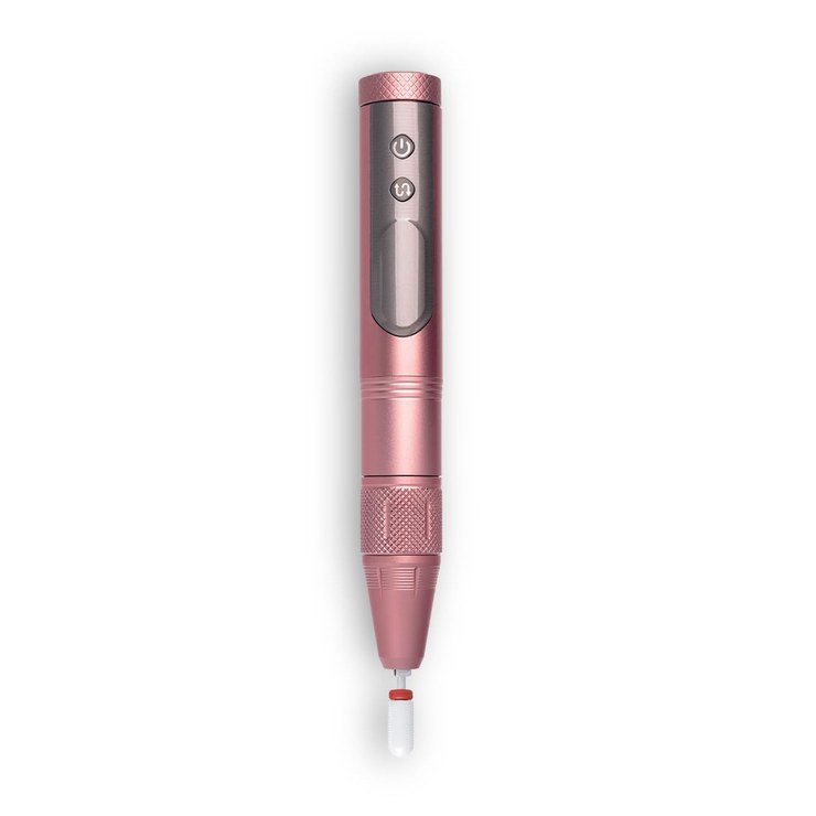 NEONAIL Nail Cutter - Nail File - Callus Remover Electric - Manicure Set Electric - Cutter for Gel Nails - Pen Nail Drill - Wireless - Nail Cutter Wireless - Nail Care Set - Pink Metallic
