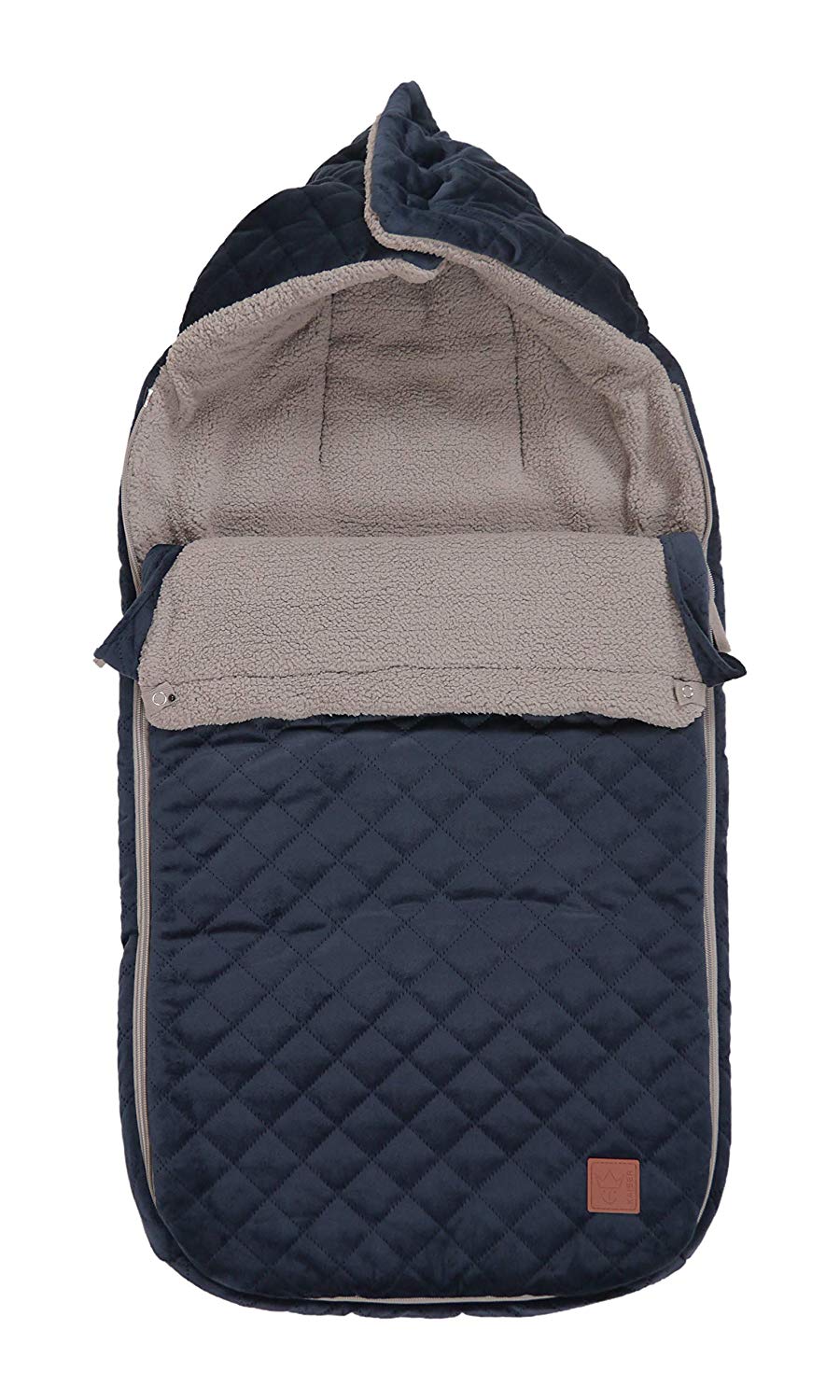 Kaiser Velvet Kiki 6567222 Pushchair Footmuff Navy