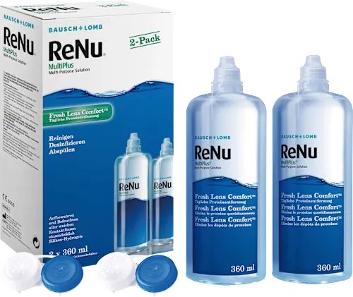 Bausch&Lomb ReNu MultiPlus contact lens care solution (2 x 360 ml), 720 ml
