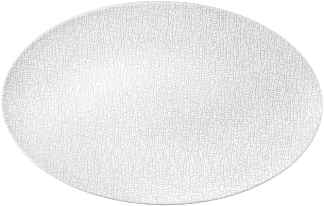 Seltmann Weiden 001.743928 Fashion Luxury White Serving Platter Oval White