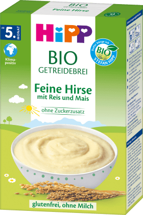 HiPP Grain porridge Organic Fine millet with rice and corn from the 5th month, 200 g