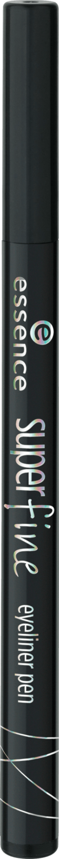 essence cosmetics Eyeliner Super Fine Pen Deep Black 01, 1 Ml