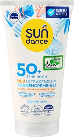 SUNDANCE Sunscreen gel MED ultra sensitive SPF 50+, 150 ml