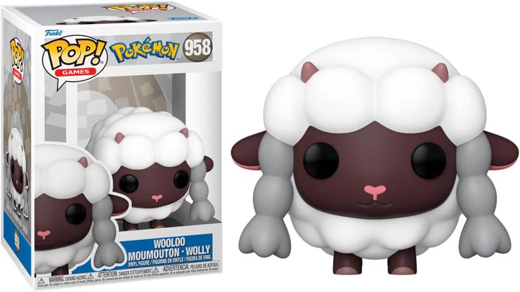 Funko POP! Games: Pokemon - Wooloo - Moumouton - Vinyl Collectible Figure - Gift Idea - Official Merchandise - Toys for Children and Adults - Video Games Fans - Model Figure for Collectors