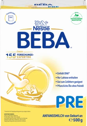 Nestlé BEBA Initial milk pre from birth, 500 g