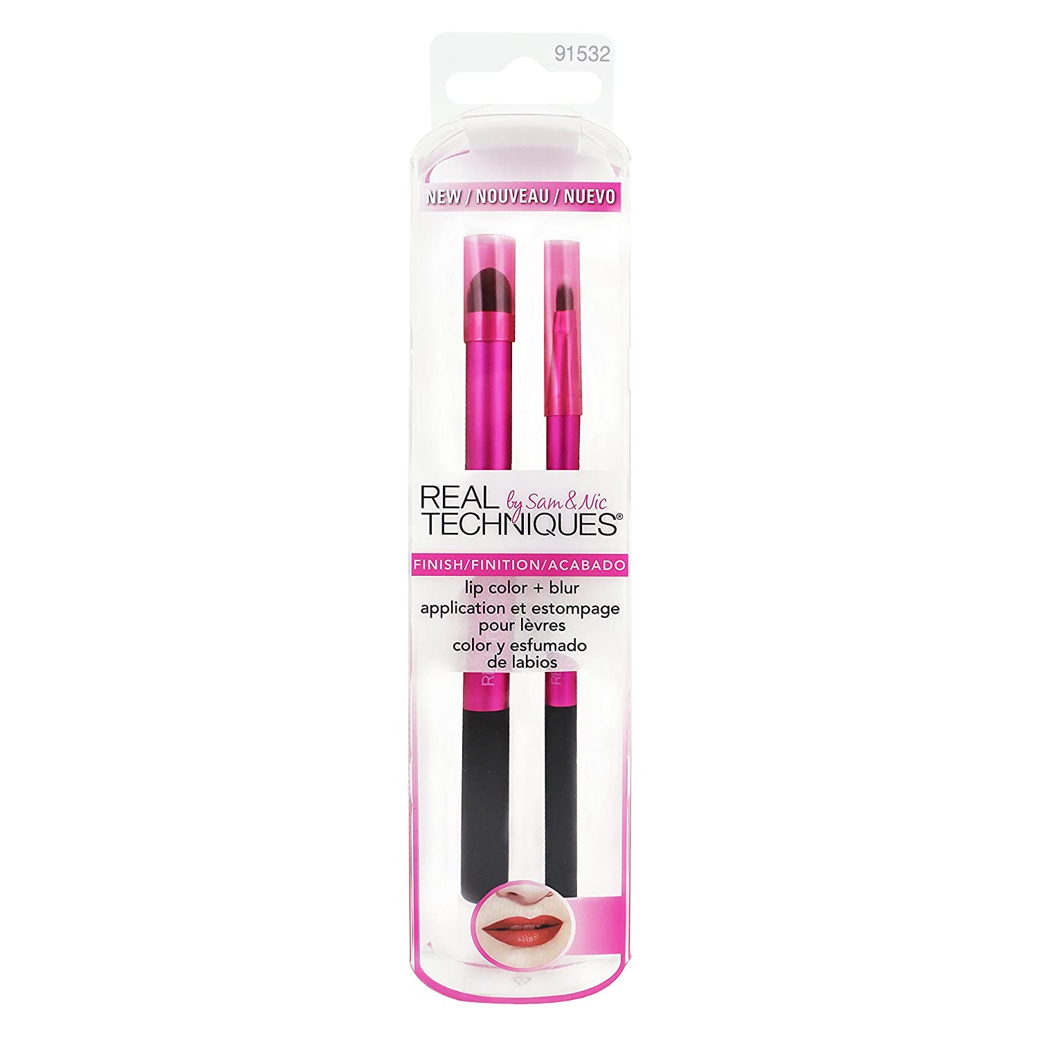 Real Techniques Lip Colour and Blur Brush, color ‎no