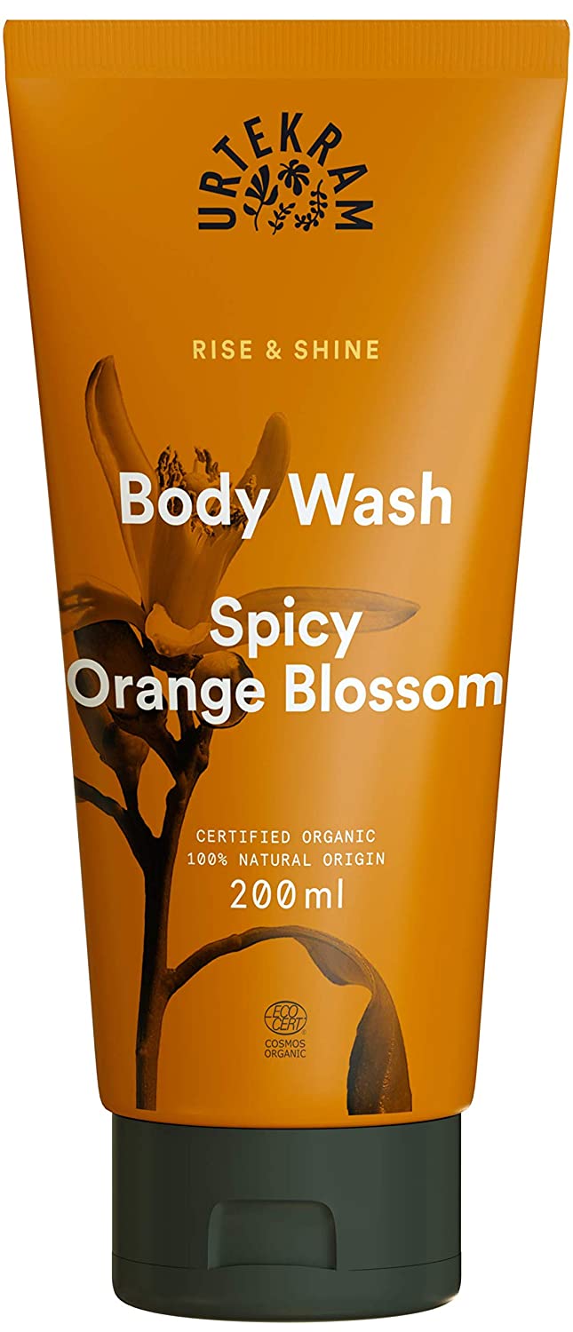 Urtekram Rise & Shine Spicy Orange Blossom Organic Shower Gel 200ml, ‎rise
