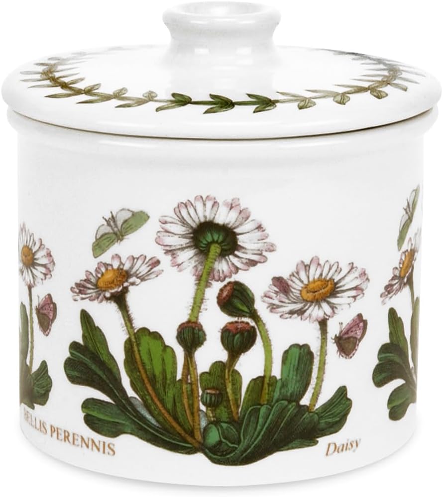 Portmeirion Botanic Garden - Covered Sugar Bowl (Drum shape)