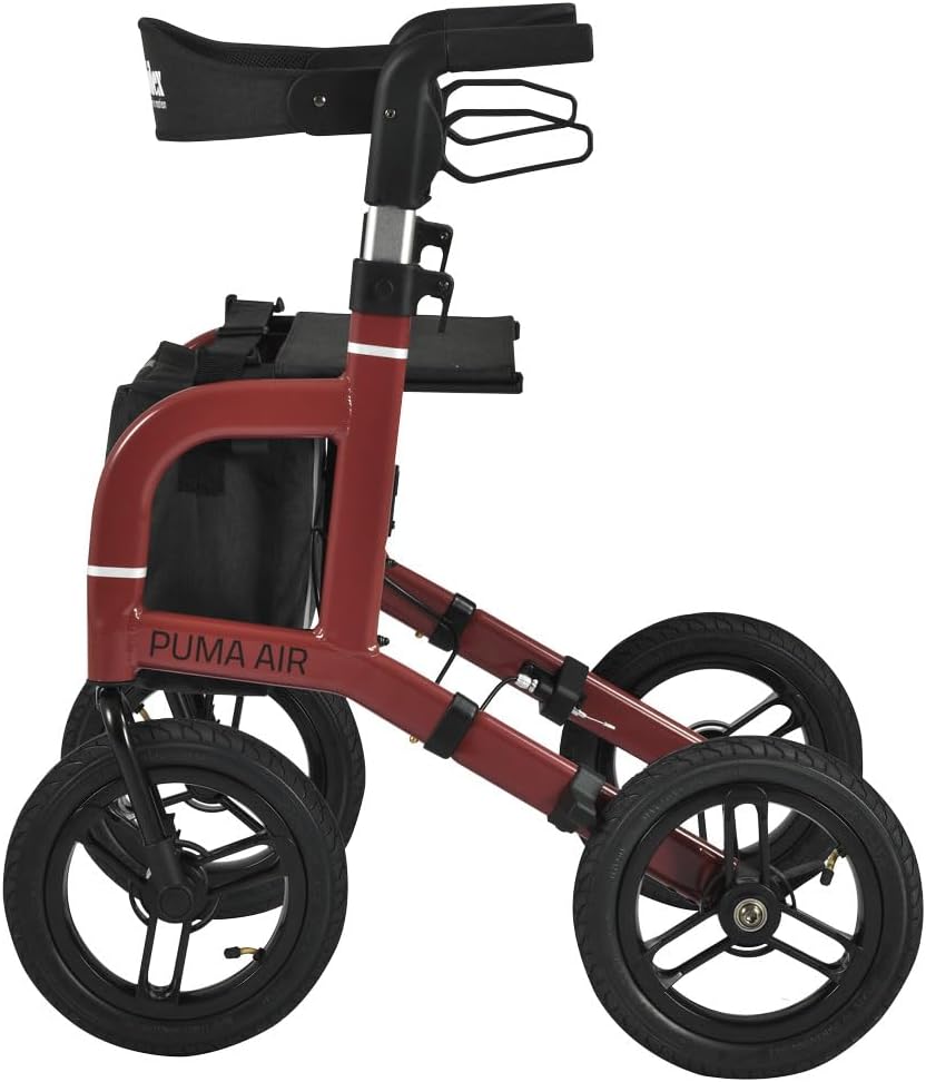 Mobilex Puma Air Outdoor Rollator Red